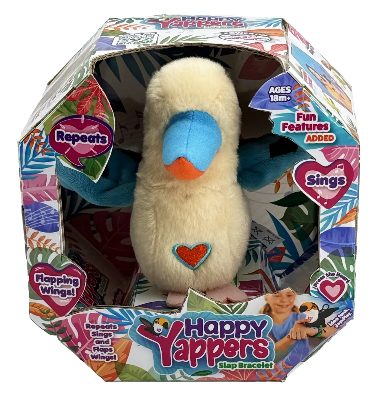 9403_2.webp Happy Yappers White Kookaburra – Chatting Plush Bird That Sings and Flaps Its Wings, for Toddlers, Ages 18 Months+ - view 13