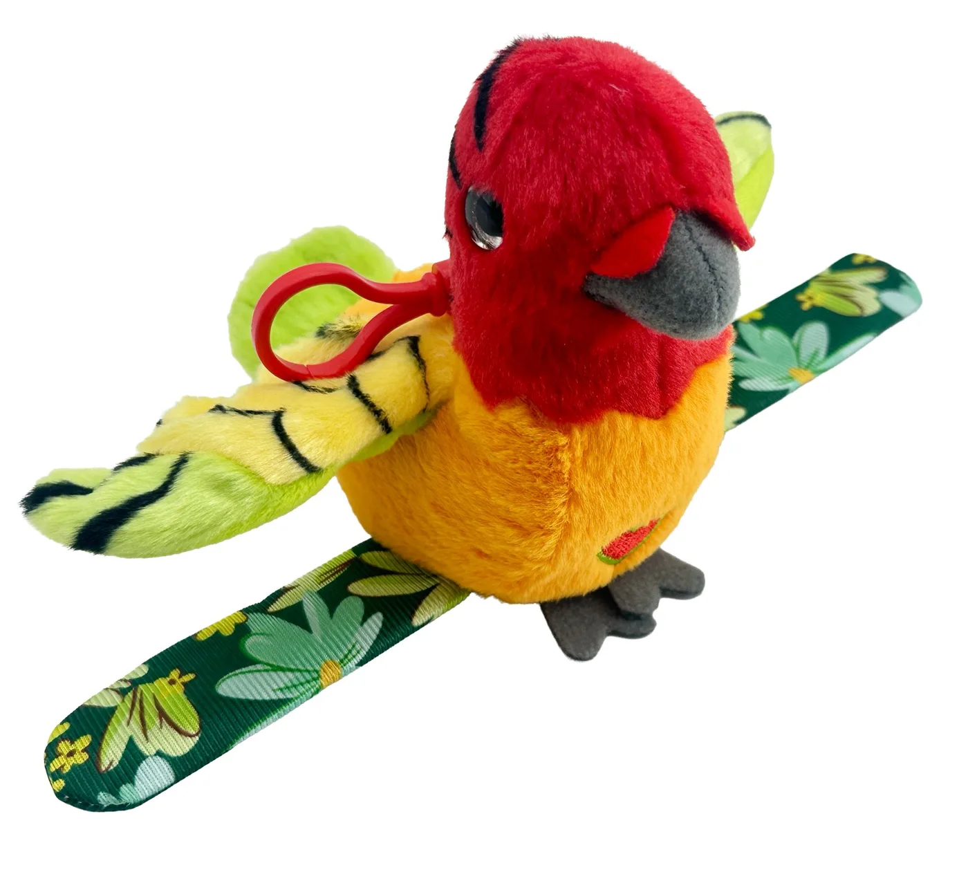 9406_1.webp Happy Yappers Parakeet Orange – Chatting Plush Bird That Sings and Flaps Its Wings, for Toddlers, Ages 18 Months+ - view 12