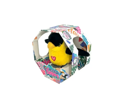 Happy Yappers Oriole – Chatting Plush Bird That Sings and Flaps Its Wings, for Toddlers, Ages 18 Months+