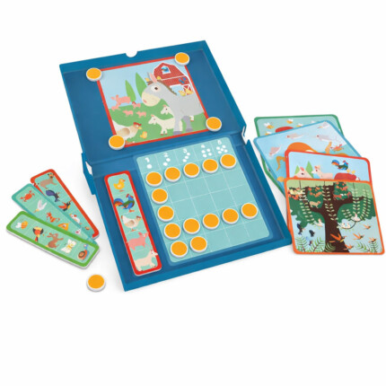 Scratch Europe Animal Counting Magnetic Game – 20 Challenges and 4 Animal Themes for Kids