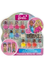 Townley Girl Barbie 12-Pack Nail Polish Set with Nail Files and Nail Stickers for Girls, Ages 3+ - view 14