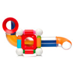 SmartMax Click and Roll – 30 Piece Magnetic Ball Run Building Set with Tubes and Panels for Kids - view 4