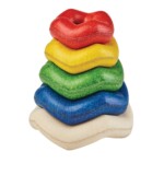 PlanToys Wave Stacker – Open-Ended Stacking Toy, Stack Vertically, Horizontally or Upside Down, No Rod Required - view 3
