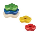 PlanToys Wave Stacker – Open-Ended Stacking Toy, Stack Vertically, Horizontally or Upside Down, No Rod Required - view 2