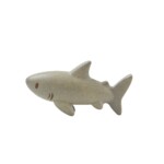 PlanToys Shark – Wooden Shark Animal Figure in Sustainable Rubberwood, Ocean Animal Collection, Ages 1+ - view 3