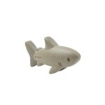 PlanToys Shark – Wooden Shark Animal Figure in Sustainable Rubberwood, Ocean Animal Collection, Ages 1+ - view 2