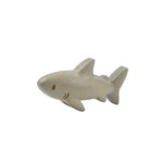 PlanToys Shark – Wooden Shark Animal Figure in Sustainable Rubberwood, Ocean Animal Collection, Ages 1+
