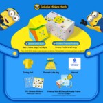 GAN i Carry 4 Minions Edition Smart Speedcube – Blue and Yellow Matte Finish for Beginners and Advanced Cubers - view 5