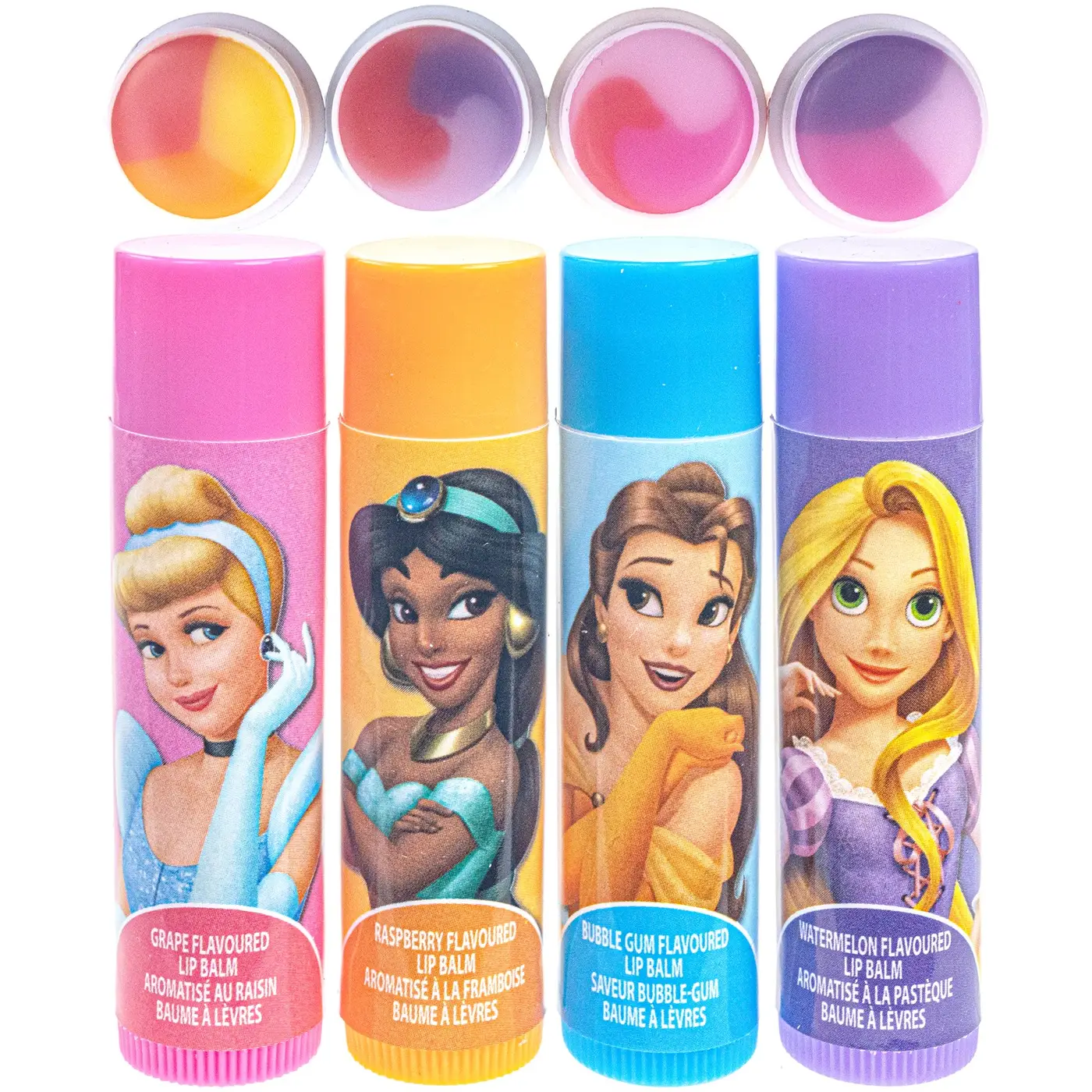 DP5403GG_3.webp Townley Girl Disney Princess 4-Pack Swirl Lip Balm Set with Shaped Tin for Girls, Ages 3+ - view 14