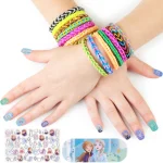 Townley Girl Frozen 66-Piece Nail Art Set with Press-On Nails, Nail Stickers and Nail File for Girls, Ages 3+ - view 15