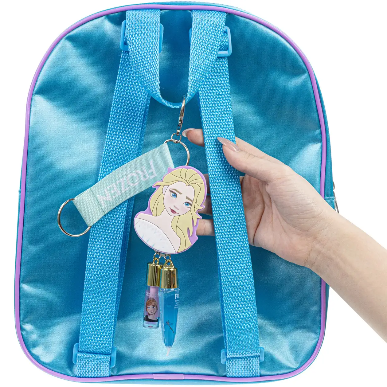FZ4480GG_5.webp Townley Girl Frozen Lip Gloss Set with Elsa Keychain – 2 Translucent Glosses, Blueberry and Cotton Candy, Ages 3+ - view 16