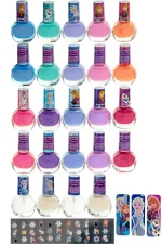 Townley Girl Frozen 12-Pack Nail Polish Set with Nail Files and Nail Stickers for Girls, Ages 3+ - view 14