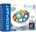 GeoSmart UFO – 25-Piece Magnetic Construction Set with LED Panel, STEM Building Toy for Kids
