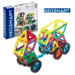 GeoSmart Space Truck – 43 Piece Magnetic Construction Set to Build Space Vehicles with Trailers and Six Wheels - view 3