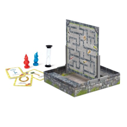 Peaceable Kingdom Gnomes at Night – Cooperative Magnetic Maze Board Game with Gnome Movers for Kids