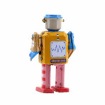 Mr & Mrs Tin Electrobot Collectors Item – Collectible Robot Figure Limited to 2000 Pieces Worldwide, Approx. 15 cm High, Ages