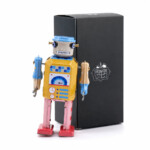 Mr & Mrs Tin Electrobot Collectors Item – Collectible Robot Figure Limited to 2000 Pieces Worldwide, Approx. 15 cm High, Ages