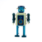 Mr & Mrs Tin Vinylbot Collectors Item – Collectible Robot Figure Limited to 2000 Pieces Worldwide, Approx. 15 cm High, Ages 3