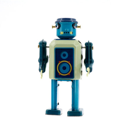 Mr & Mrs Tin Vinylbot Collectors Item – Collectible Robot Figure Limited to 2000 Pieces Worldwide, Approx. 15 cm High, Ages 3