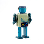 Mr & Mrs Tin Vinylbot Collectors Item – Collectible Robot Figure Limited to 2000 Pieces Worldwide, Approx. 15 cm High, Ages 3
