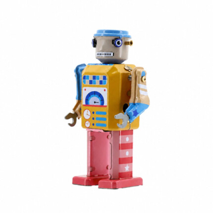 Mr & Mrs Tin Electrobot Collectors Item – Collectible Robot Figure Limited to 2000 Pieces Worldwide, Approx. 15 cm High, Ages