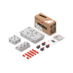 MODU Curiosity Kit (Small) – Blue – Starter Kit of Modular Building Blocks to Balance, Wobble, Jump and Ride, for Babies and