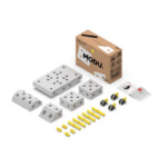 MODU Explorer Kit (Medium) – Yellow – Modular Building Blocks Starter Kit to Build at Least 8 Life-Size Creations, for Kids -