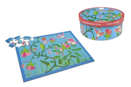 Scratch Europe Hummingbirds – 100 Piece Jigsaw Puzzle with Hummingbirds and Butterflies, Ages 6+