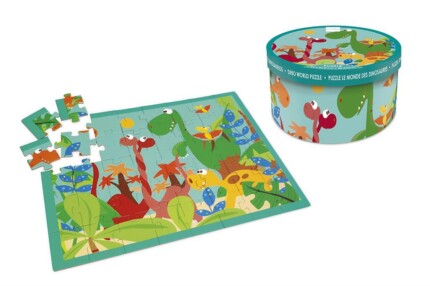 Scratch Europe Dino World – 40 Piece Jigsaw Puzzle, 60 x 36 cm, Ages 3+