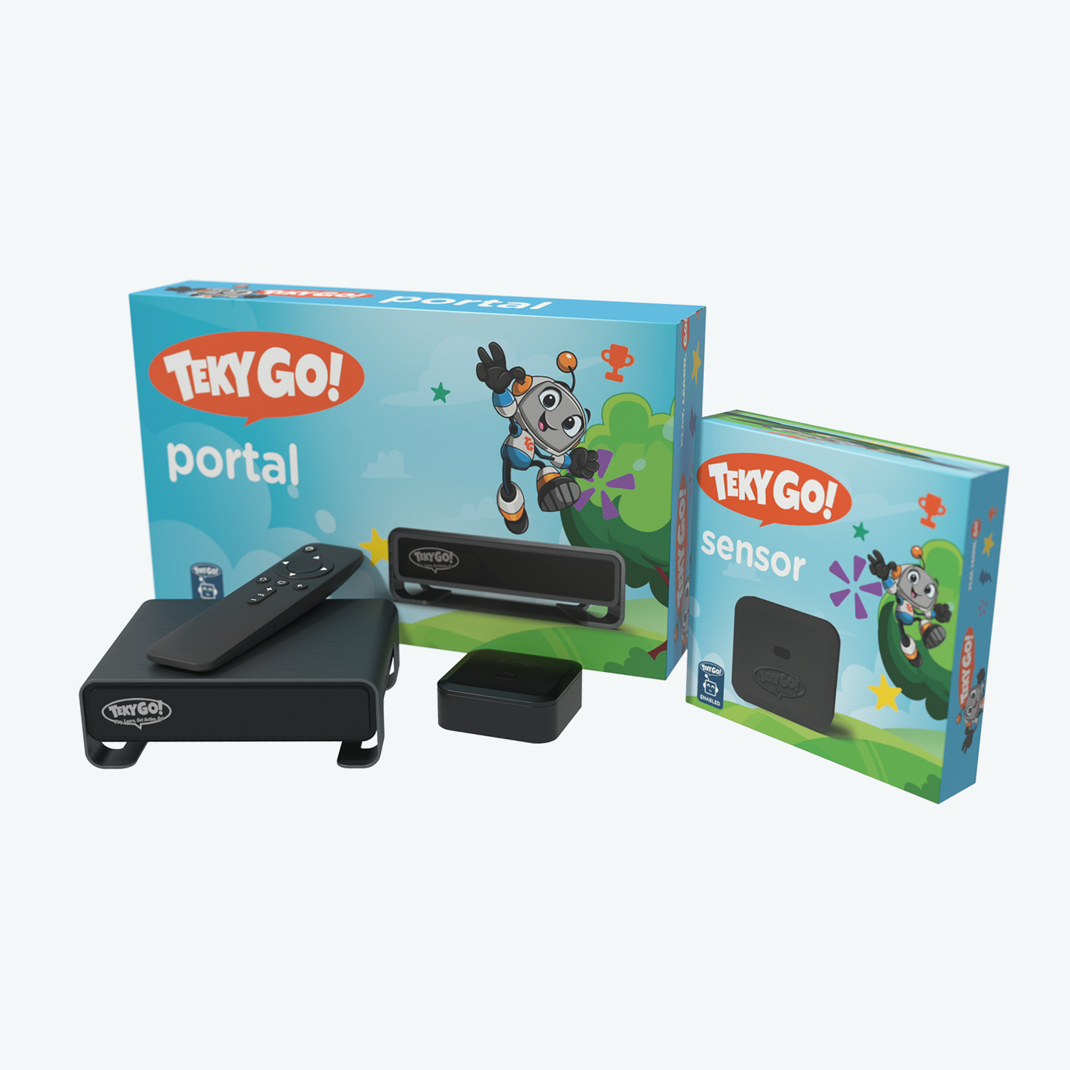 PortalandSensorPACKAGING_1500x1500_f6362689-019d-4863-b4eb-ed056e958508_3.png TekyGo! Plus Portal and Sensor Bundle – Interactive Trampoline Gaming System for Kids Ages 2+, Trampoline Not Included