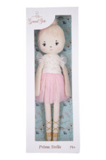 Grand Jete Prima Ballerina Stella Doll – Handmade Cotton Ballet Doll in Natural and Sustainable Materials for Kids - view 3