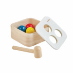 PlanToys Punch & Drop Bin – Ball Pounding Toy with Removable Lid for Toddlers - view 3