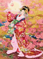 EuroGraphics Syungetsu by Haruyo Morita – 1000-Piece Jigsaw Puzzle, Recycled Board - view 3