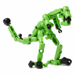 Zpiiel FigZ Series 1 Raptor – Buildable Animal Action Figure Building Toy in Green and Black, for Kids - view 6