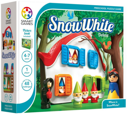 Smart Games Snow White – Preschool Puzzle Game, 3D Fairy Tale Brain Teaser for Kids