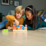 Smart Games Camelot Jr. – Wooden Towers and Stairs Logic Puzzle Game with 48 Challenges - view 4