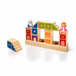Smart Games Camelot Jr. – Wooden Towers and Stairs Logic Puzzle Game with 48 Challenges
