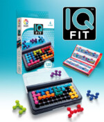 Smart Games IQ Fit – Pocket Puzzle Game with 3D Pieces that Form a Flat 2D Image - view 6