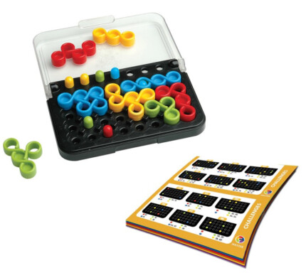 Smart Games IQ Twist – Brain Puzzle Game with 100 Challenges and Colour-Matching Pegs, Ages 6+ - view 2