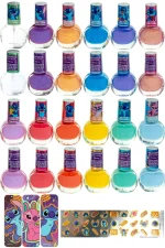 Townley Girl Stitch 12-Pack Nail Polish Set with Nail Files and Nail Stickers for Girls, Ages 3+ - view 14