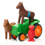 SmartMax My First Tractor – 22 Piece Magnetic Building Set with Horses and Farmer, Ages 18 Months to 5 Years - view 4