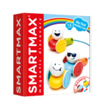 SmartMax My First Wobbly Cars – 7-Piece Magnetic Wobbly Car and Train Set for Toddlers, Ages 1-5 Years