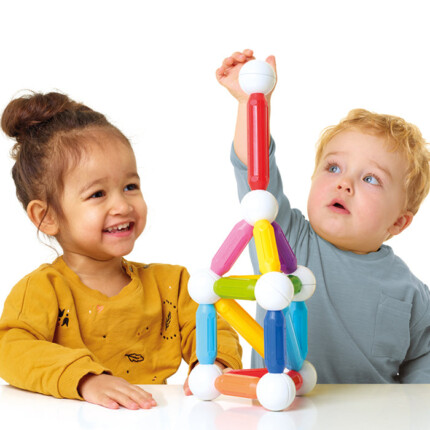SmartMax Starter Set – 23 Piece Magnetic Building Set with Oversized Pieces for Toddlers - view 2