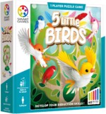 SmartGames 5 Little Birds – Wooden Tree Logic and Deduction Puzzle Game with 60 Challenges for Kids and Adults