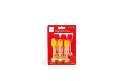Scratch Europe Magnetic Dart Pins – Set of 6 Red and Yellow Darts Compatible with Magnetic Darts Games, Ages 5+ - view 2