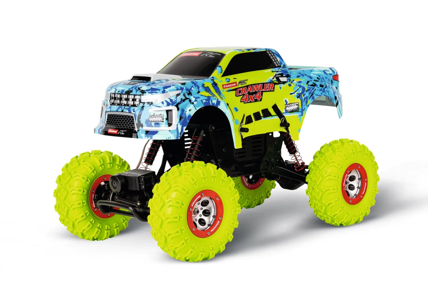 carrera-102012-1.webp Carrera RC Profi Crawler 1:10 Four-Wheel Drive Remote Control Car with 2.4 GHz Controller Ages 14+