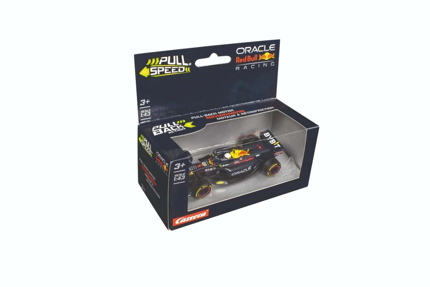 carrera-17072-1.webp Carrera Pull&Speed Red Bull Verstappen No.1 Pull-Back Car, Red, for Kids Ages 3+