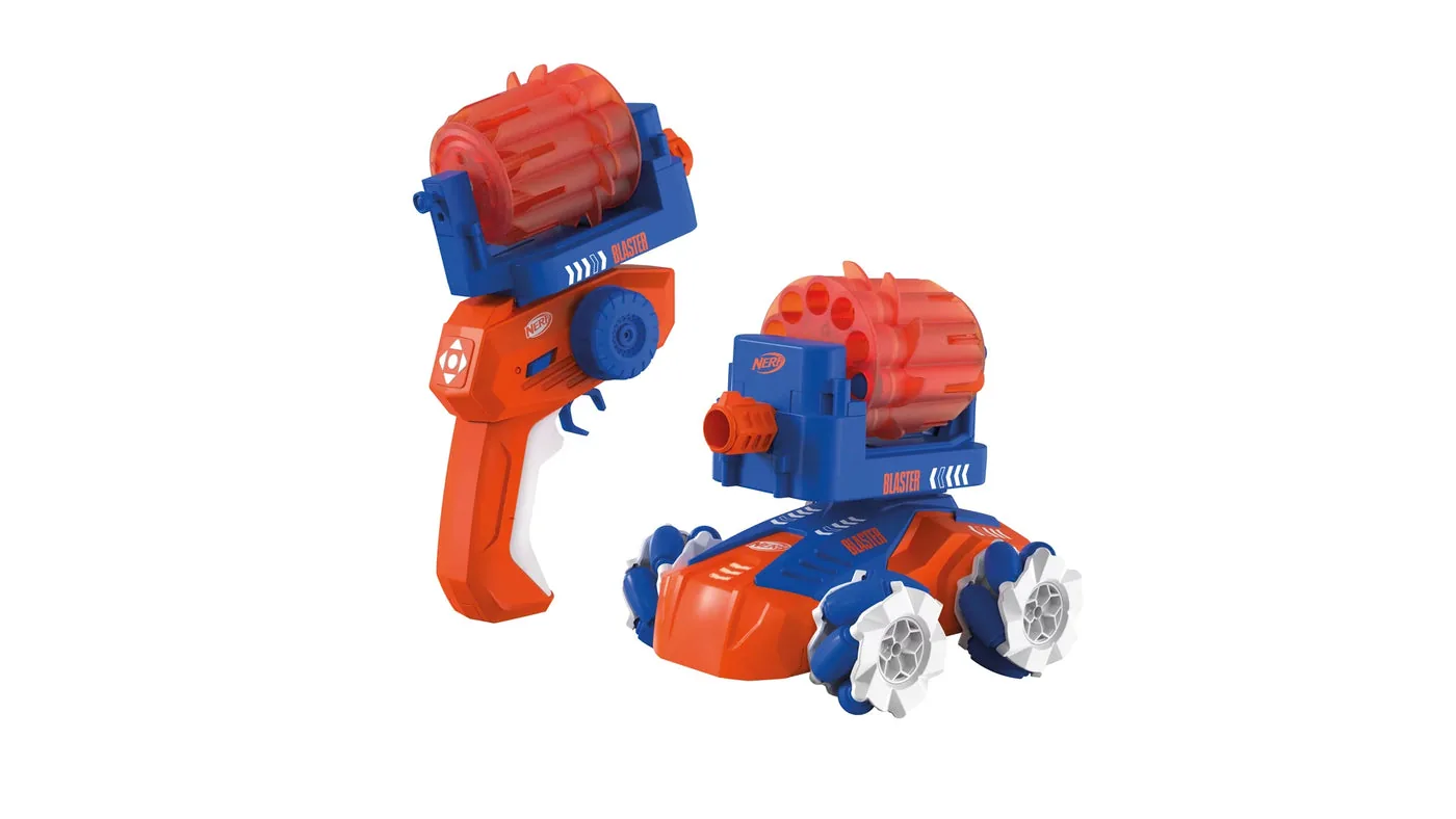 carrera-240020-1.webp Carrera RC Nerf Blasting Car Remote Control Car 1:20 with Soft Darts and Target for Kids Ages 6+