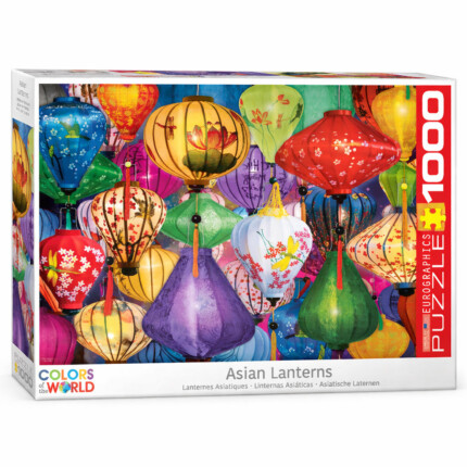 EuroGraphics Asian Lanterns – 1000-Piece Jigsaw Puzzle, 19.25 x 26.5 Inches