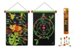 Scratch Europe Magnetic Darts Jungle – Two-Sided Magnetic Dart Board in Cardboard Case for Kids